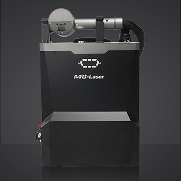 100 W laserski čistilni stroj za nahrbtnike za odstranjevanje barve